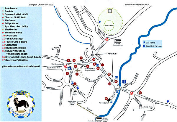 Bampton Fair Map